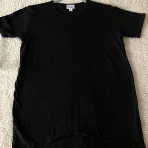 Solid black Lularoe Gracie size 14